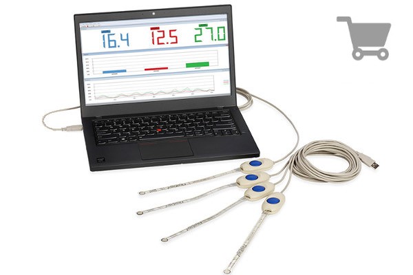 Temperature and Pressure Mapping Sensors Stacked